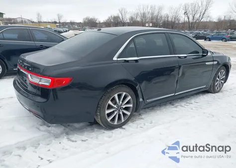 2017 Lincoln Continental Livery from USA, damaged, VIN 1LN6L9HK6H5629929